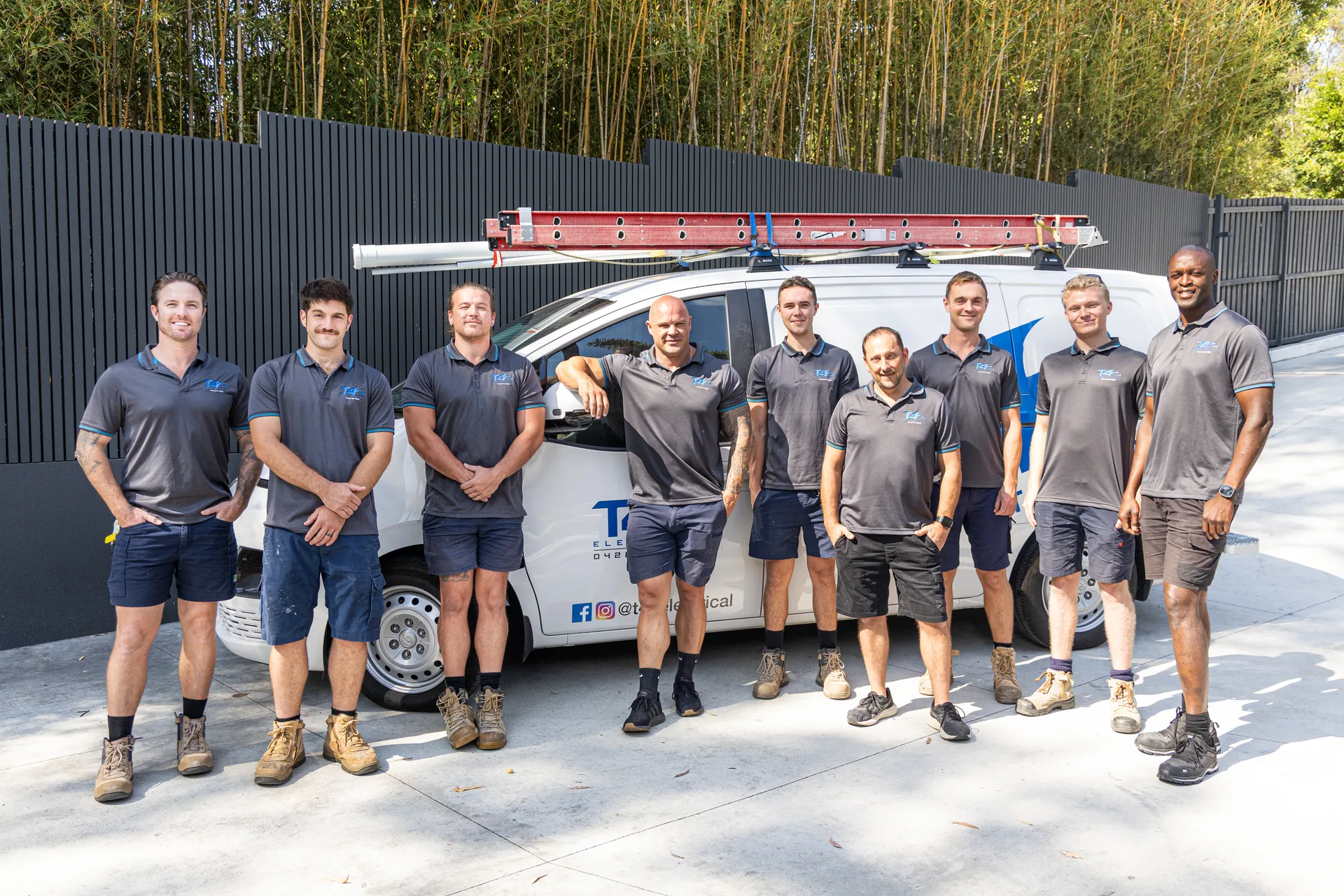 The Air Conditioning Robina team with a service van